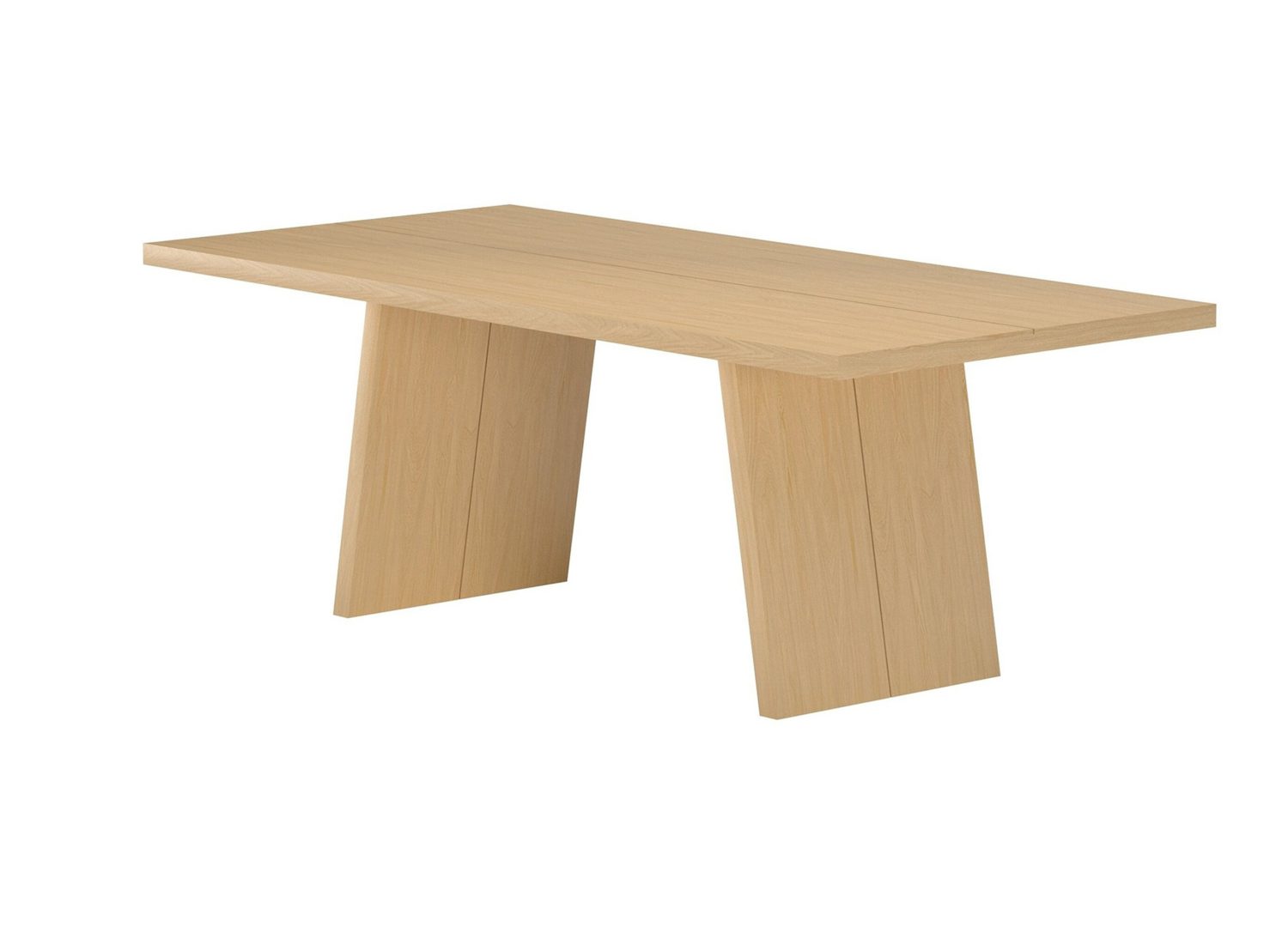 Vue produit de la table à manger Logga naturel