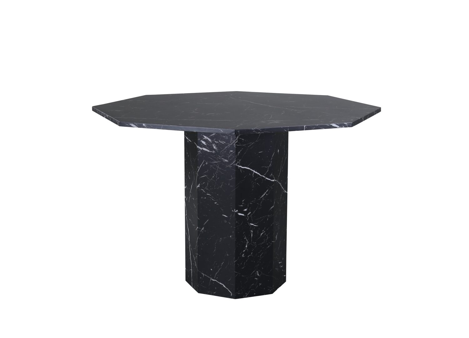 Vue produit de la table à manger Marbs noir