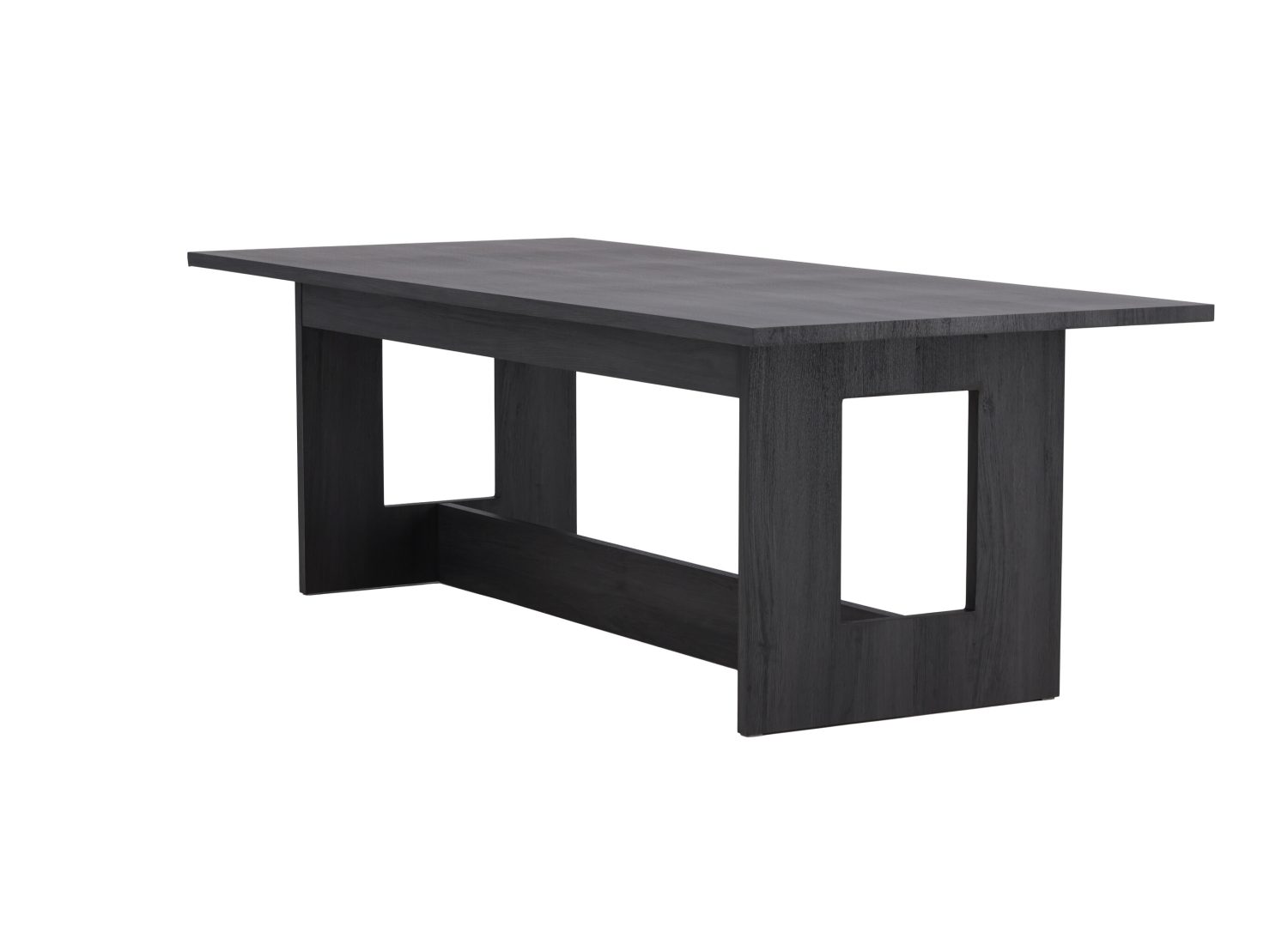 Vue produit de la table à manger Milly noir