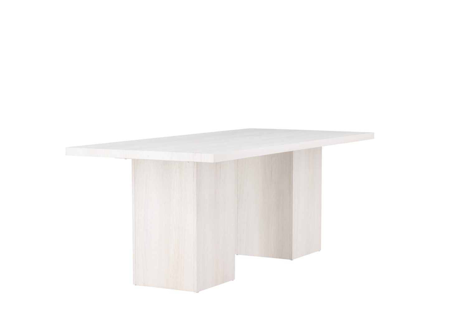 Table à manger Olga blanc vue sous un autre angle