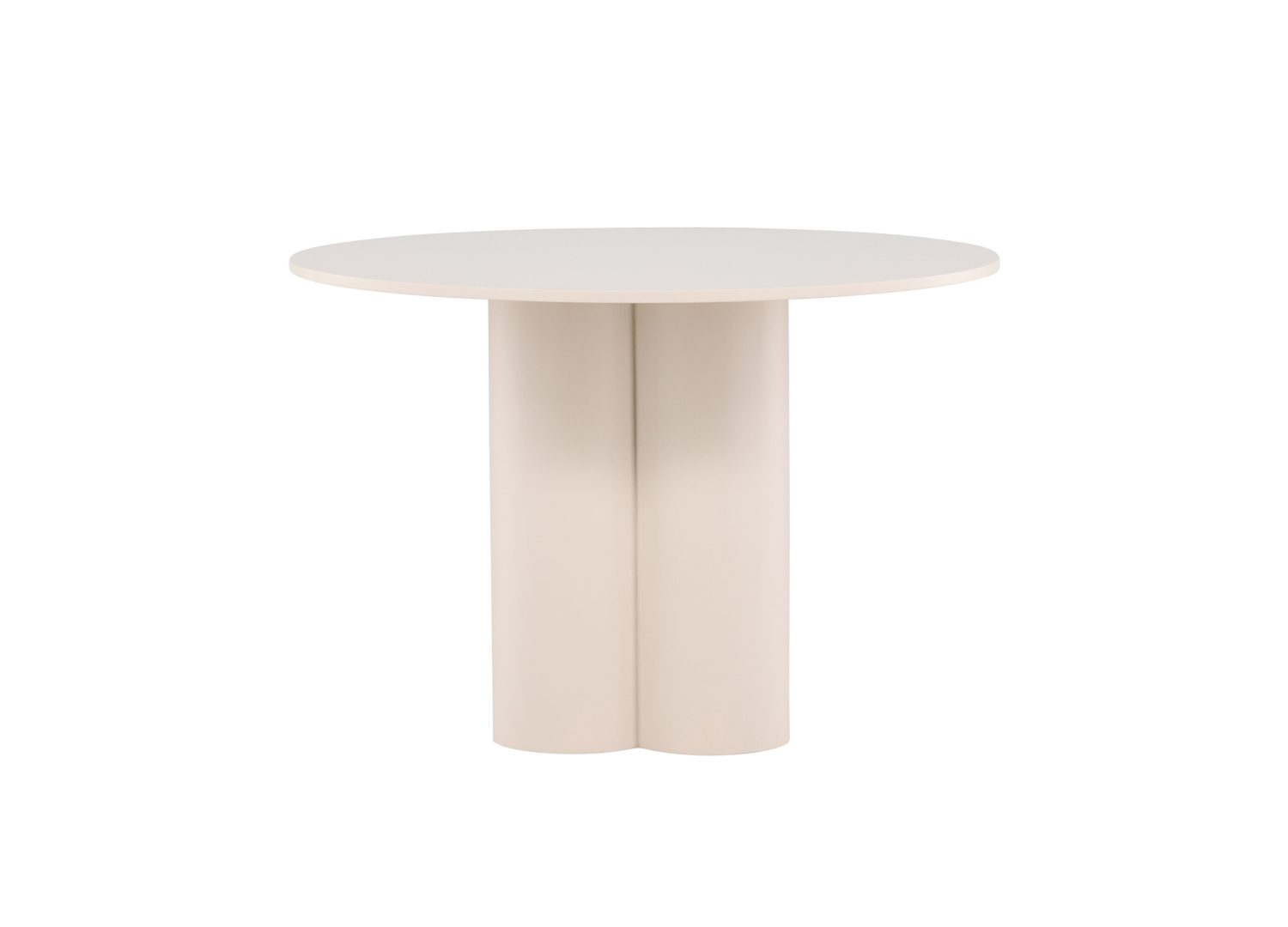 Détail de la table de repas Olivia beige