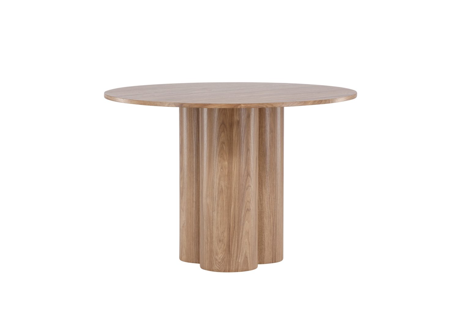 Vue produit de la table à manger Olivia marron