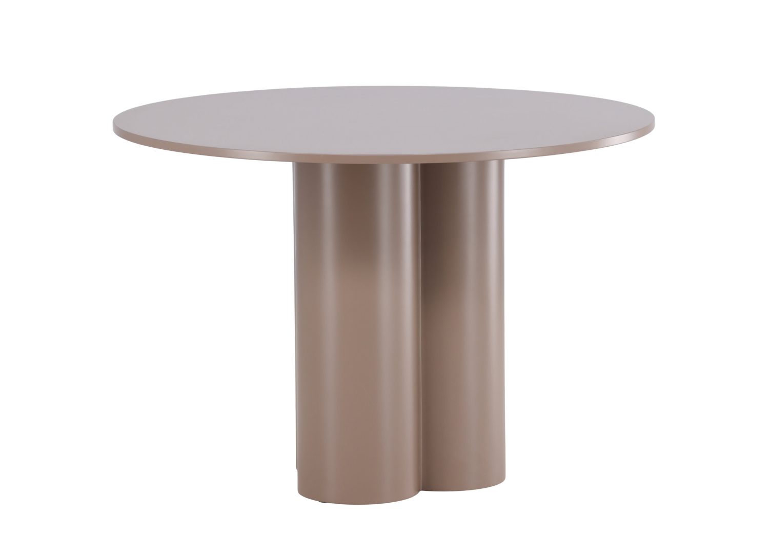 Table à manger Olivia marron foncé vue sous un autre angle