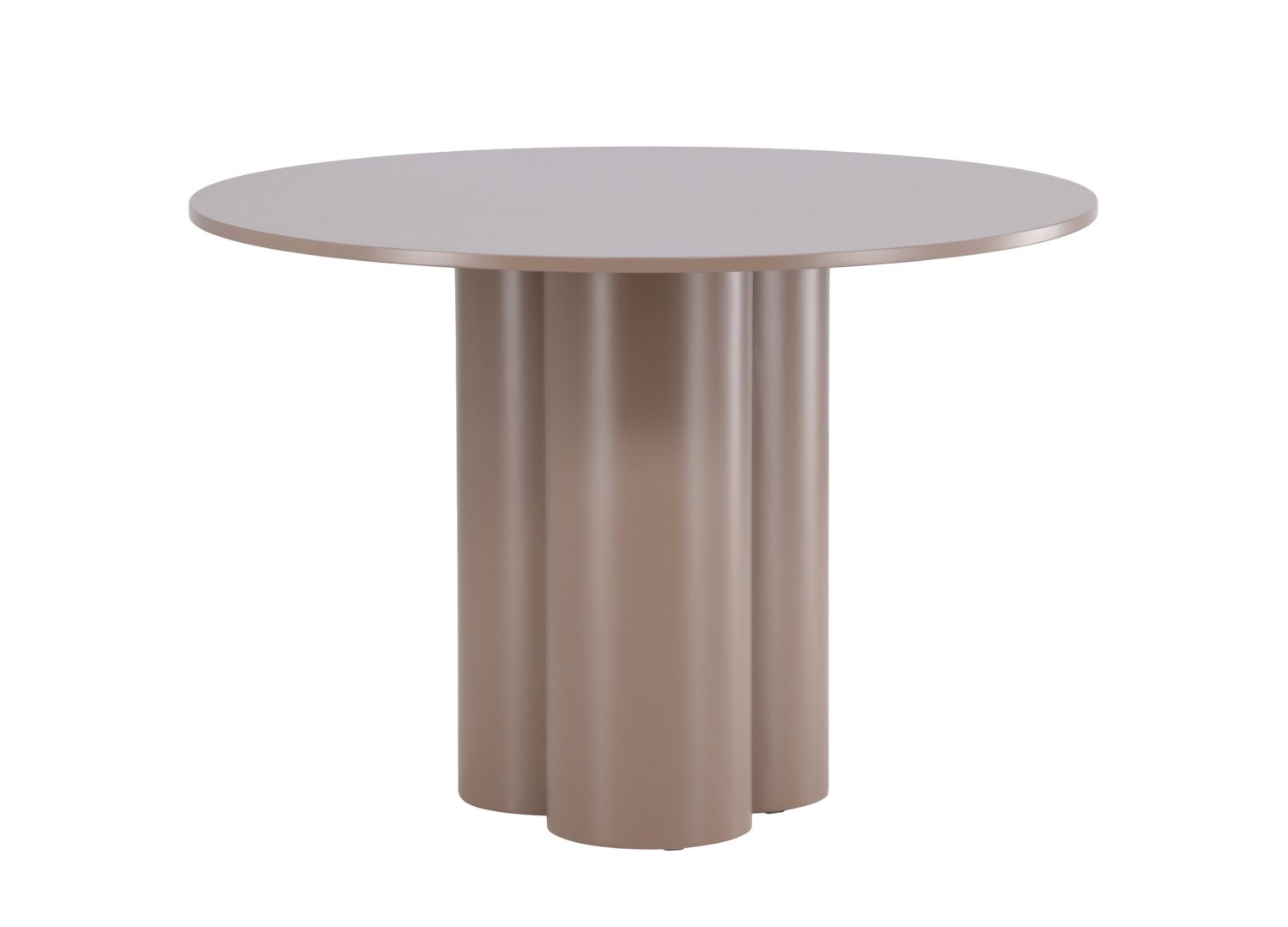 Table à manger Olivia marron foncé vue sous un autre angle