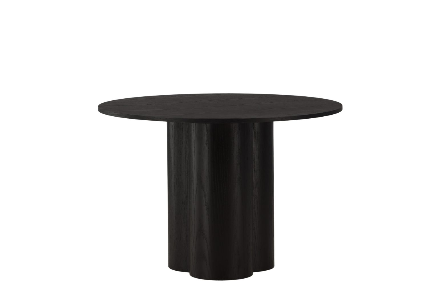 Table à manger Olivia noir vue sous un autre angle