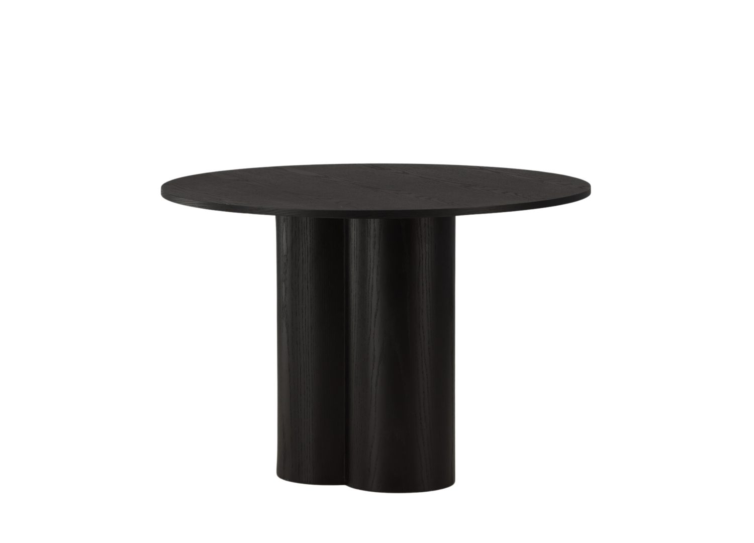 Table à manger Olivia noir vue sous un autre angle