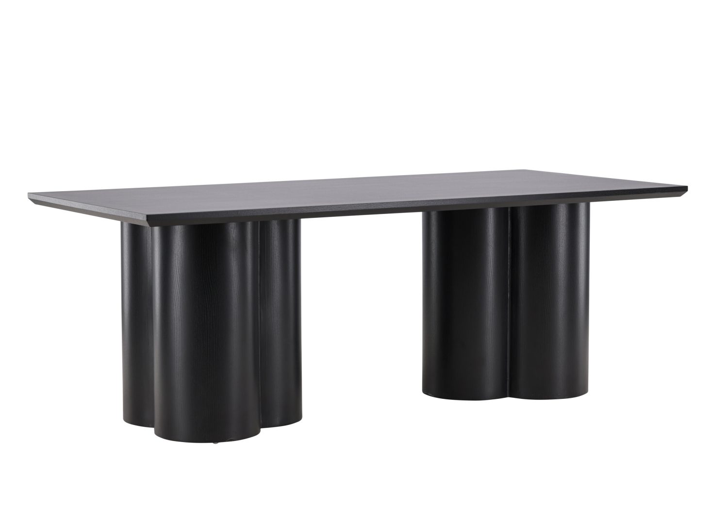 Vue produit de la table à manger Olivia noir