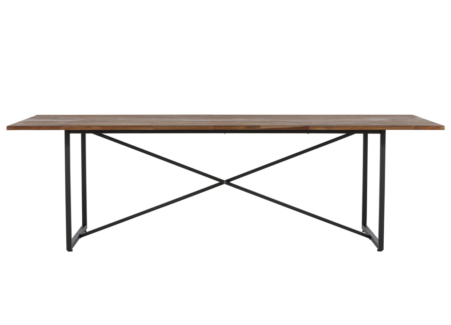 Vue produit de la table à manger Padang naturel