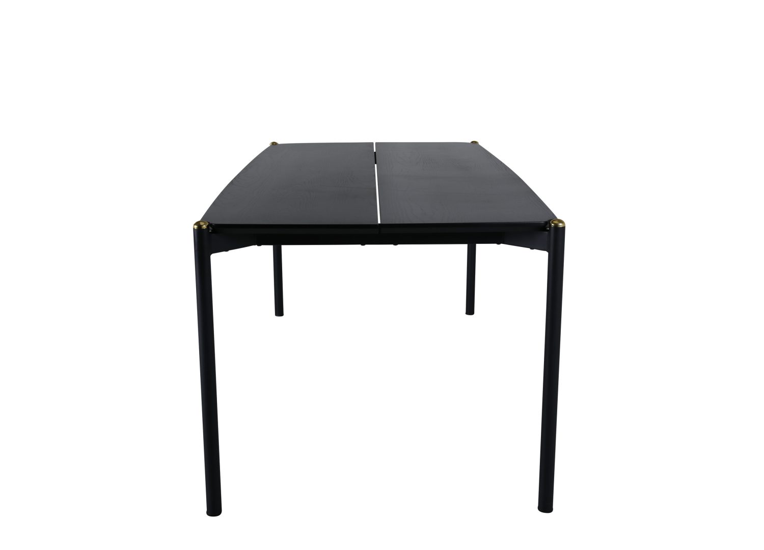 Vue produit de la table à manger Pelle noir