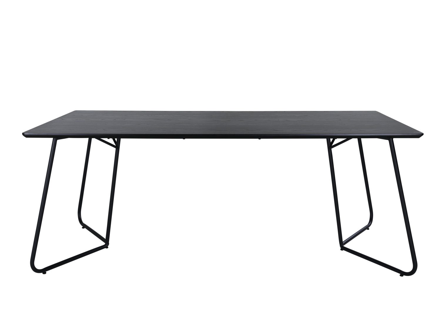 Détail de la table de repas Petra noir