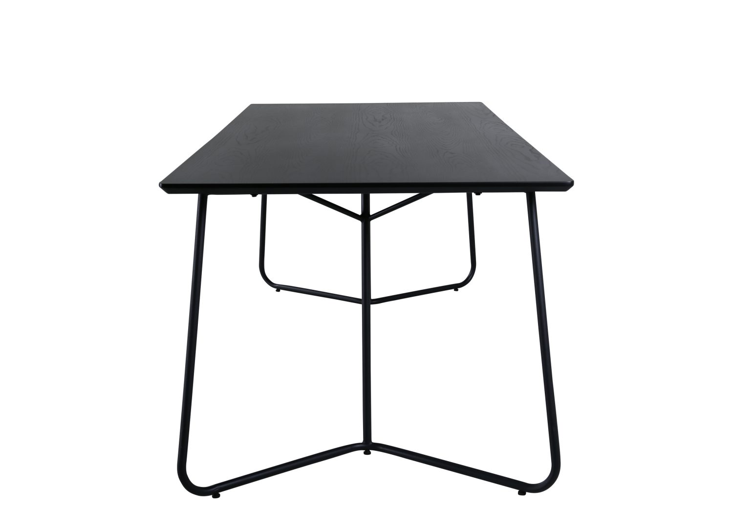 Vue produit de la table à manger Petra noir