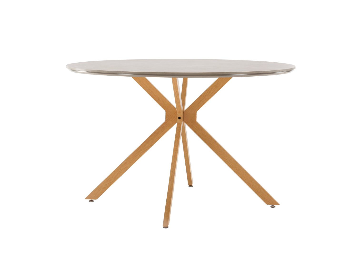 Vue produit de la table à manger Piazza gris