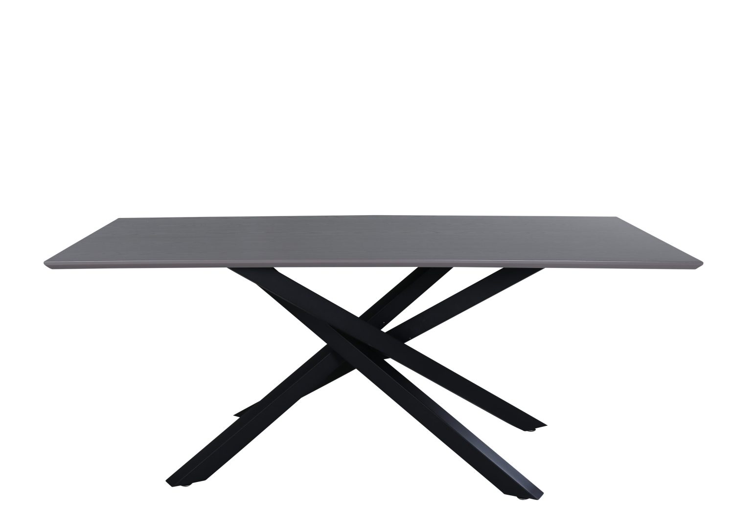 Détail de la table de repas Piazza noir