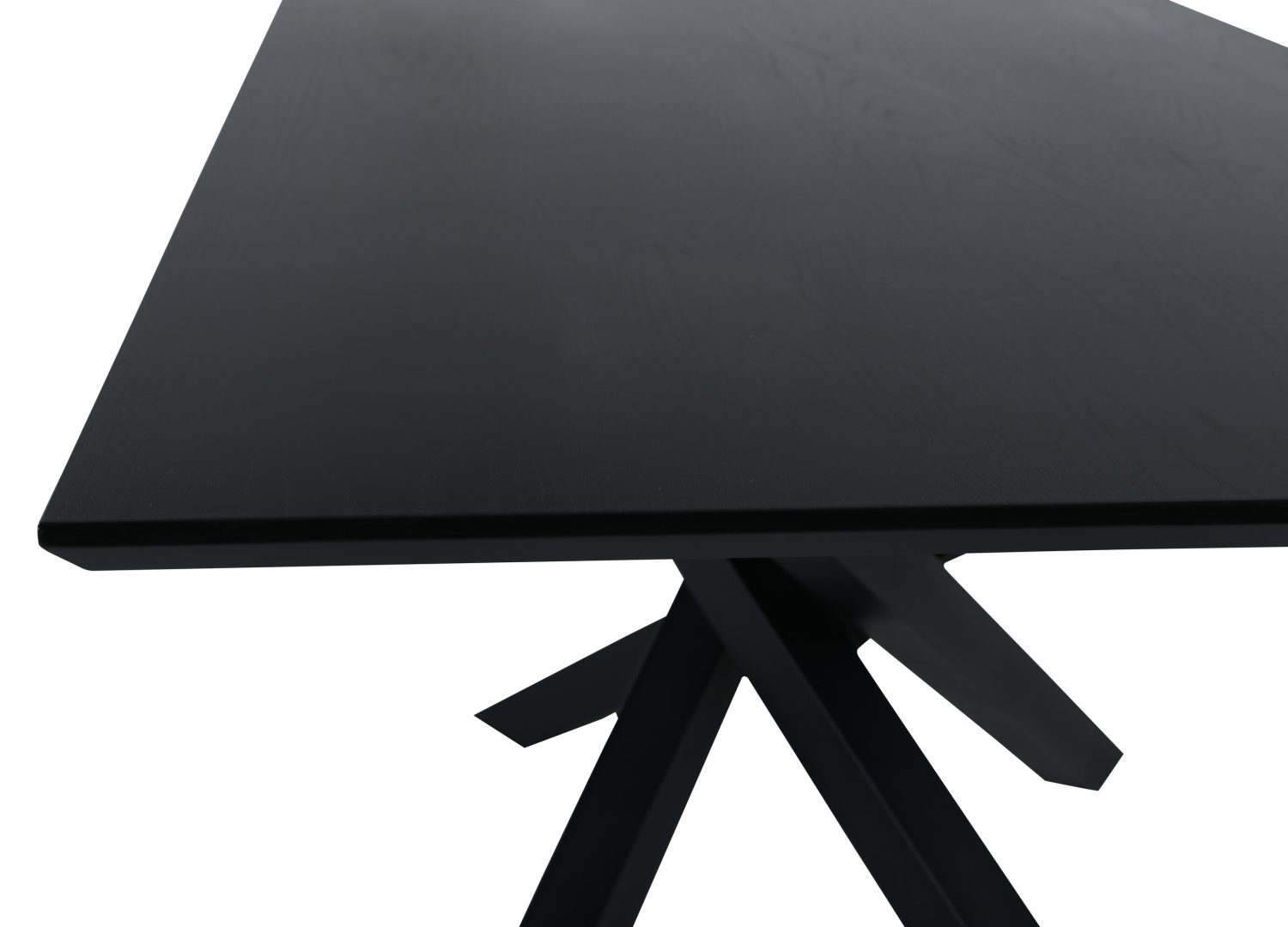 Détail de la table de repas Piazza noir