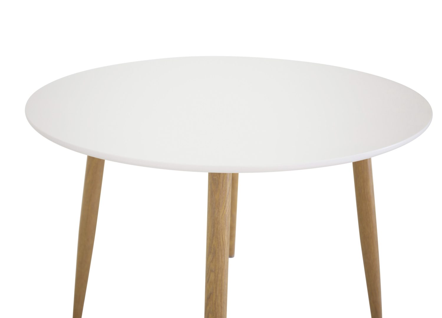 Vue produit de la table à manger Plaza blanc