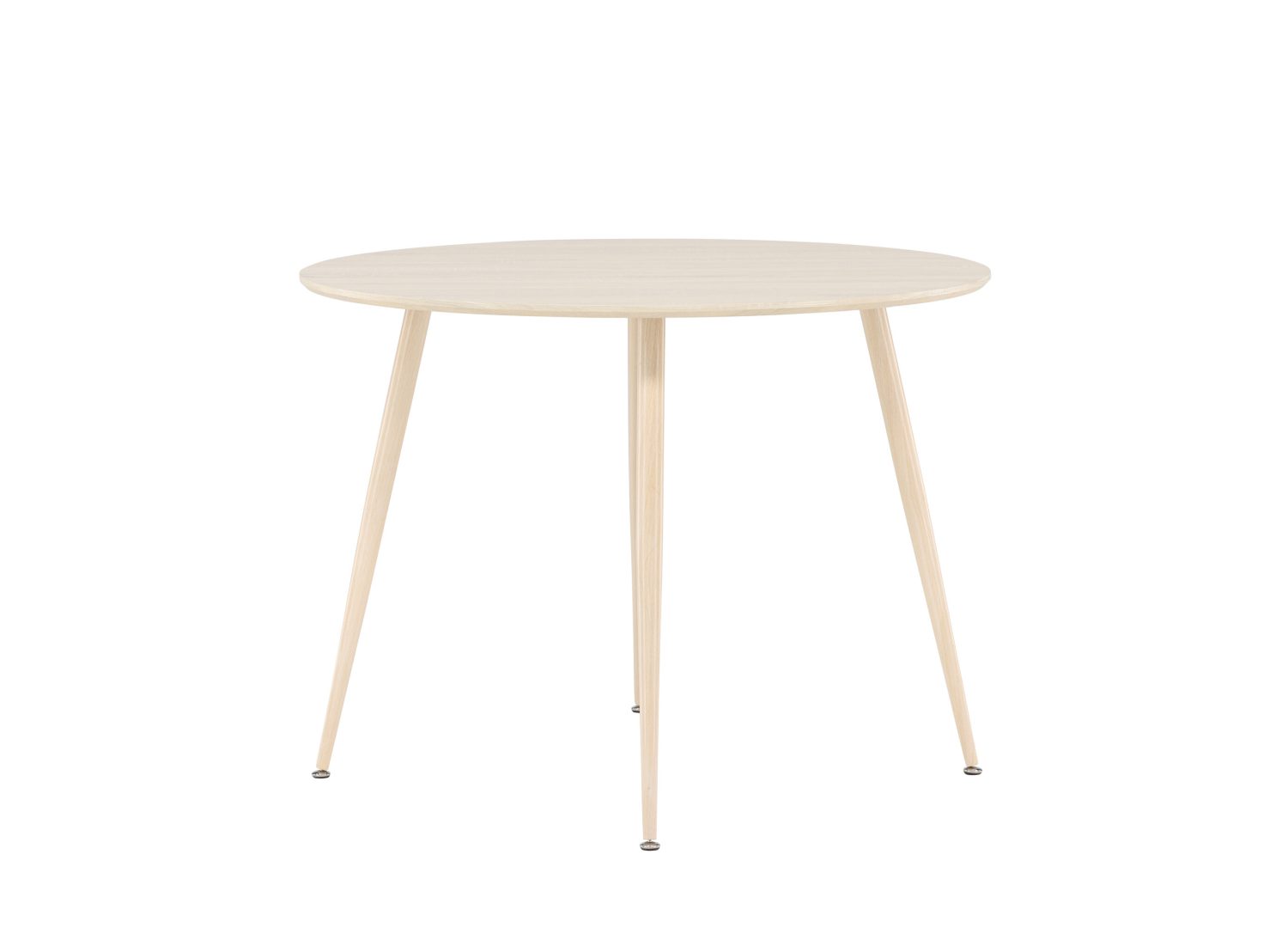 Détail de la table de repas Plaza blanchi