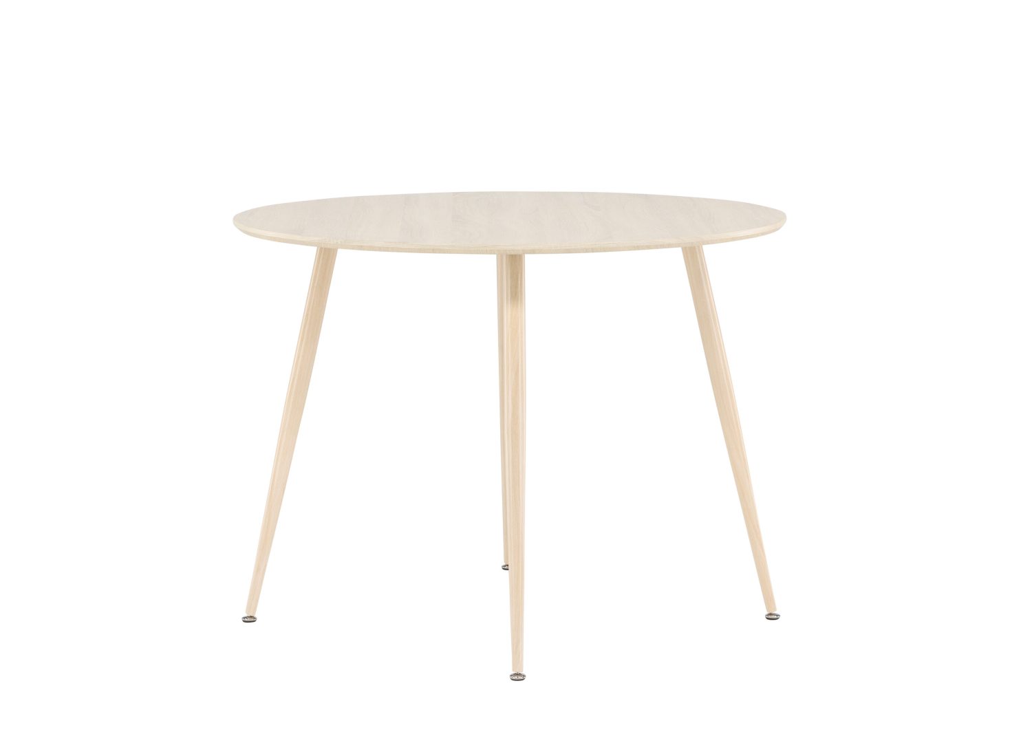 Détail de la table de repas Plaza blanchi