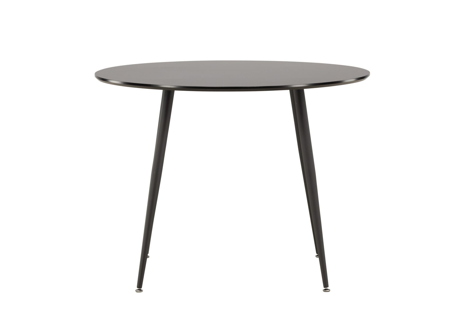 Détail de la table de repas Plaza noir