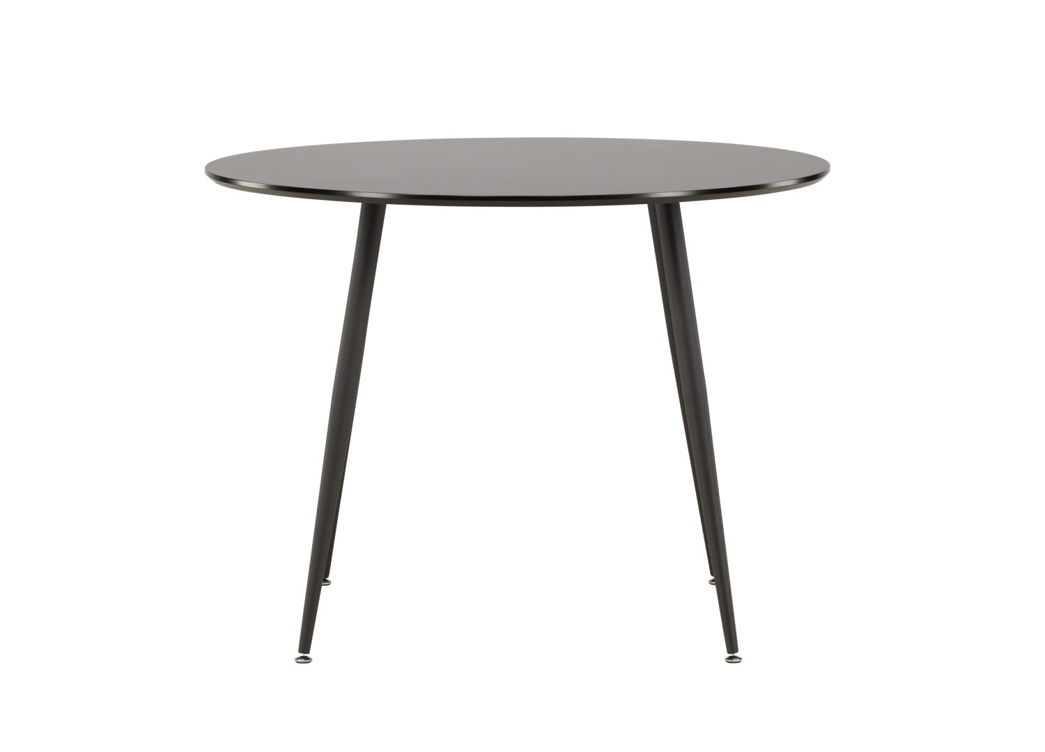 Détail de la table de repas Plaza noir