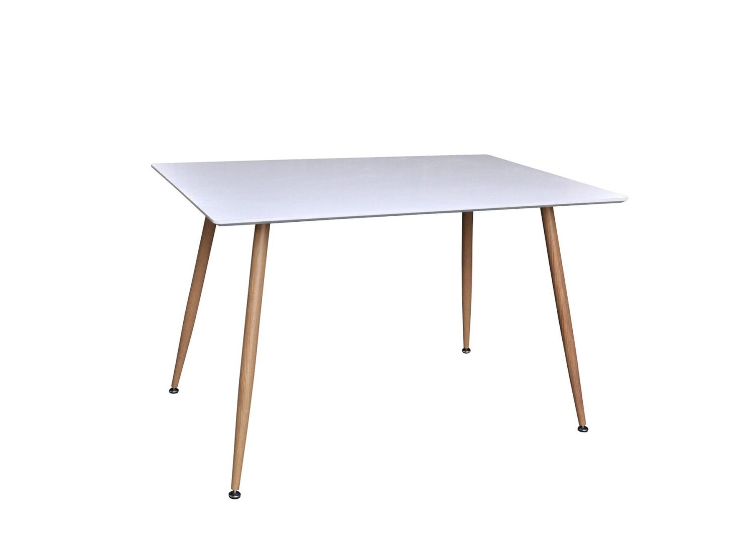 Détail de la table de repas Polar blanc