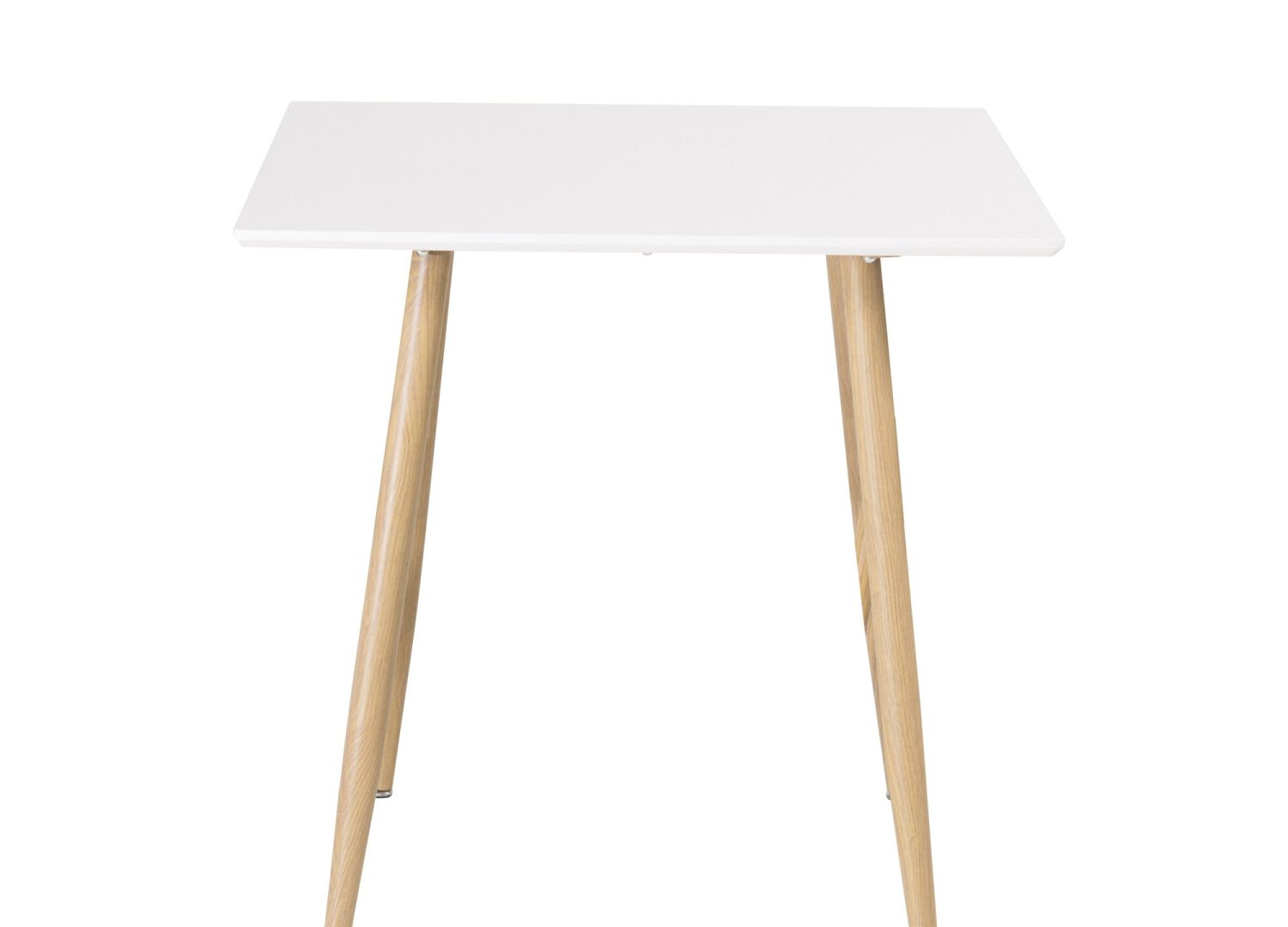 Table à manger Polar blanc vue sous un autre angle