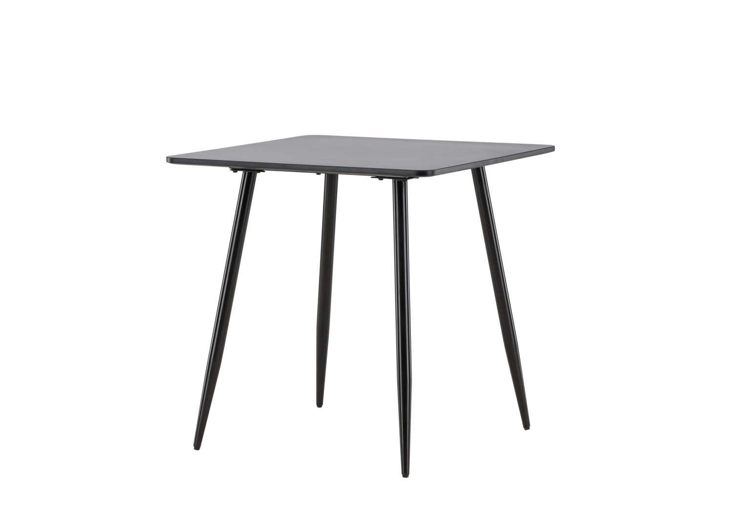 Table à manger Polar noir vue sous un autre angle