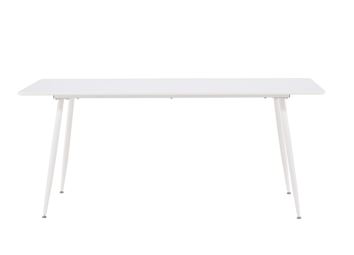 Détail de la table de repas Silar blanc