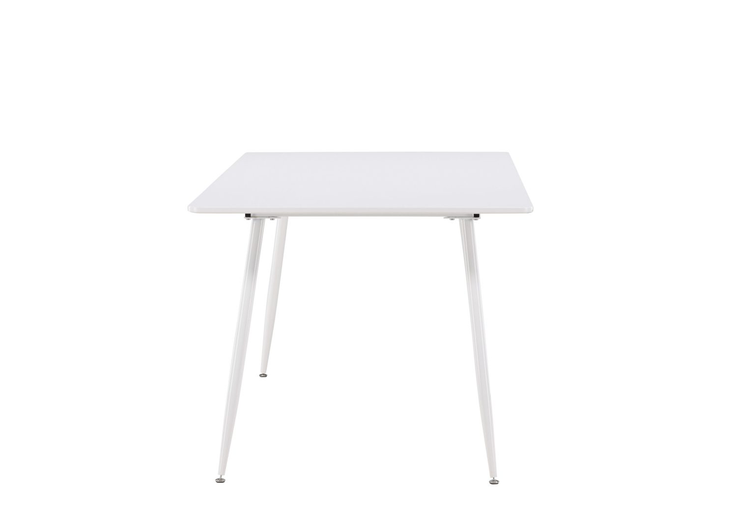 Détail de la table de repas Silar blanc