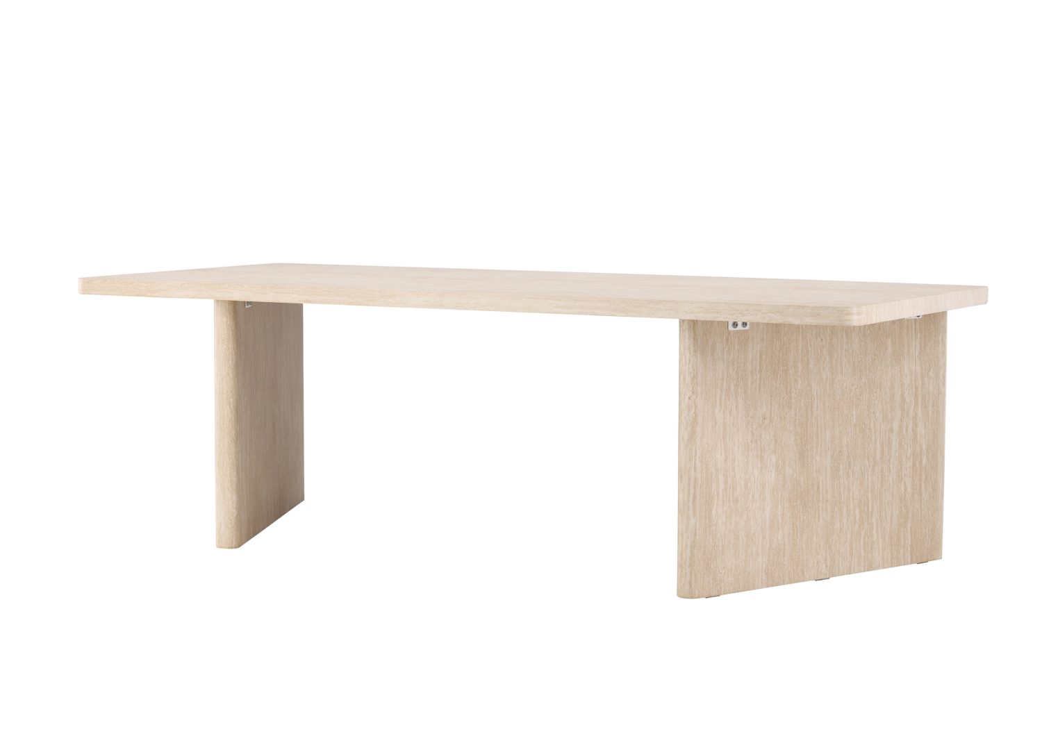 Table à manger Skagen beige vue sous un autre angle