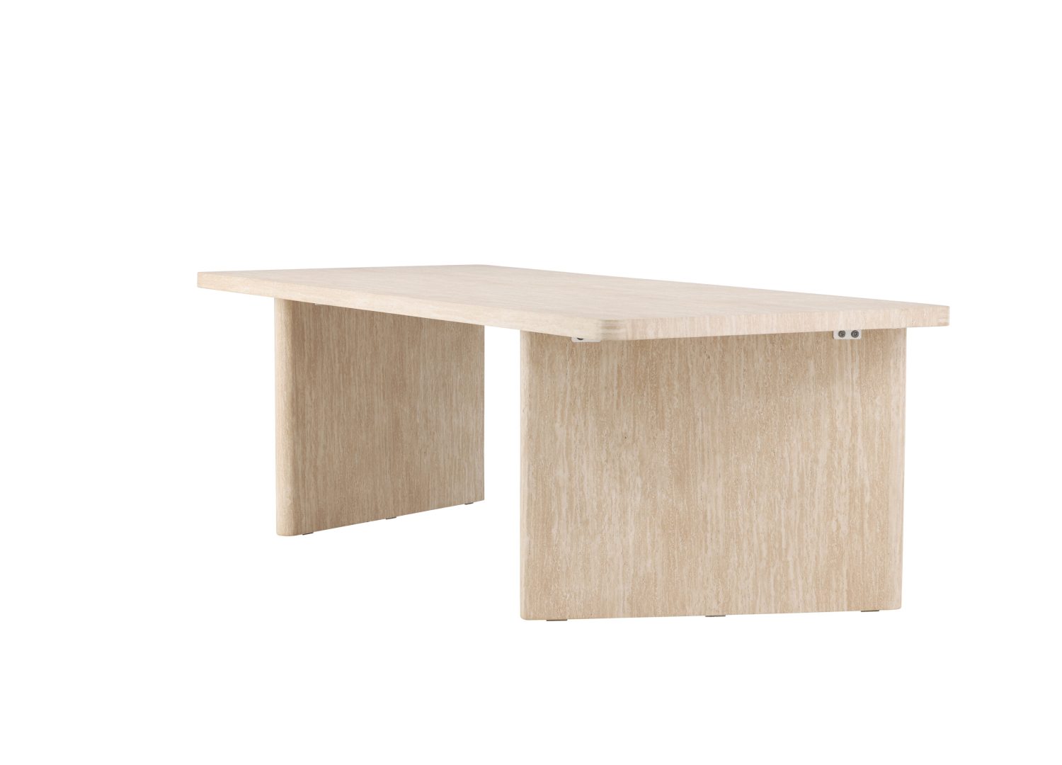 Vue produit de la table à manger Skagen beige