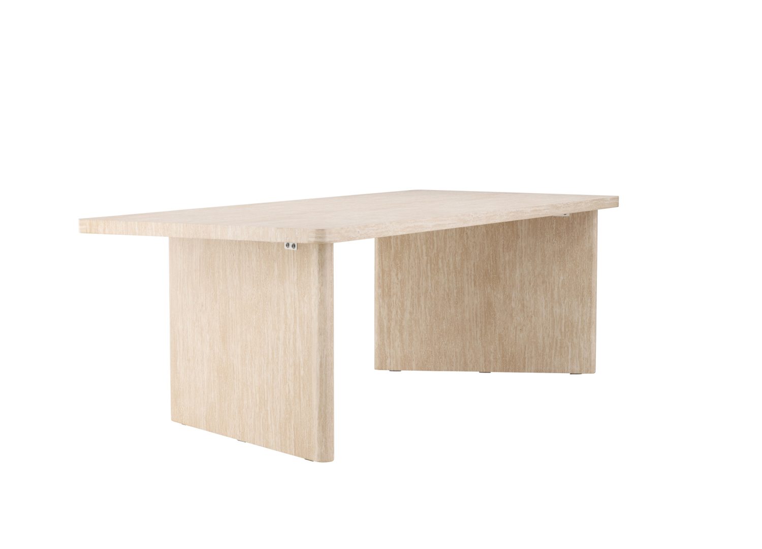 Table à manger Skagen beige vue sous un autre angle
