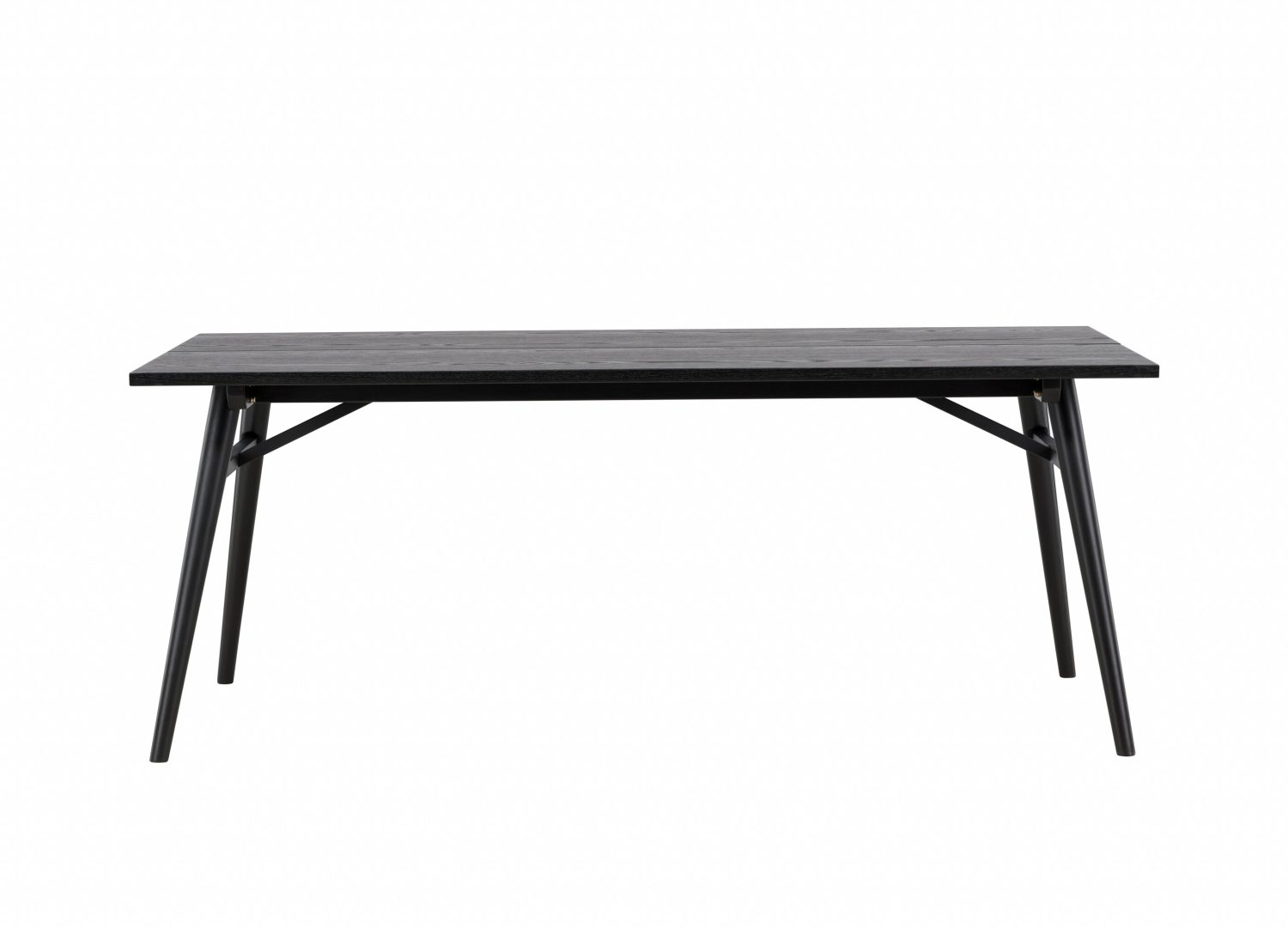 Détail de la table de repas Sleek noir