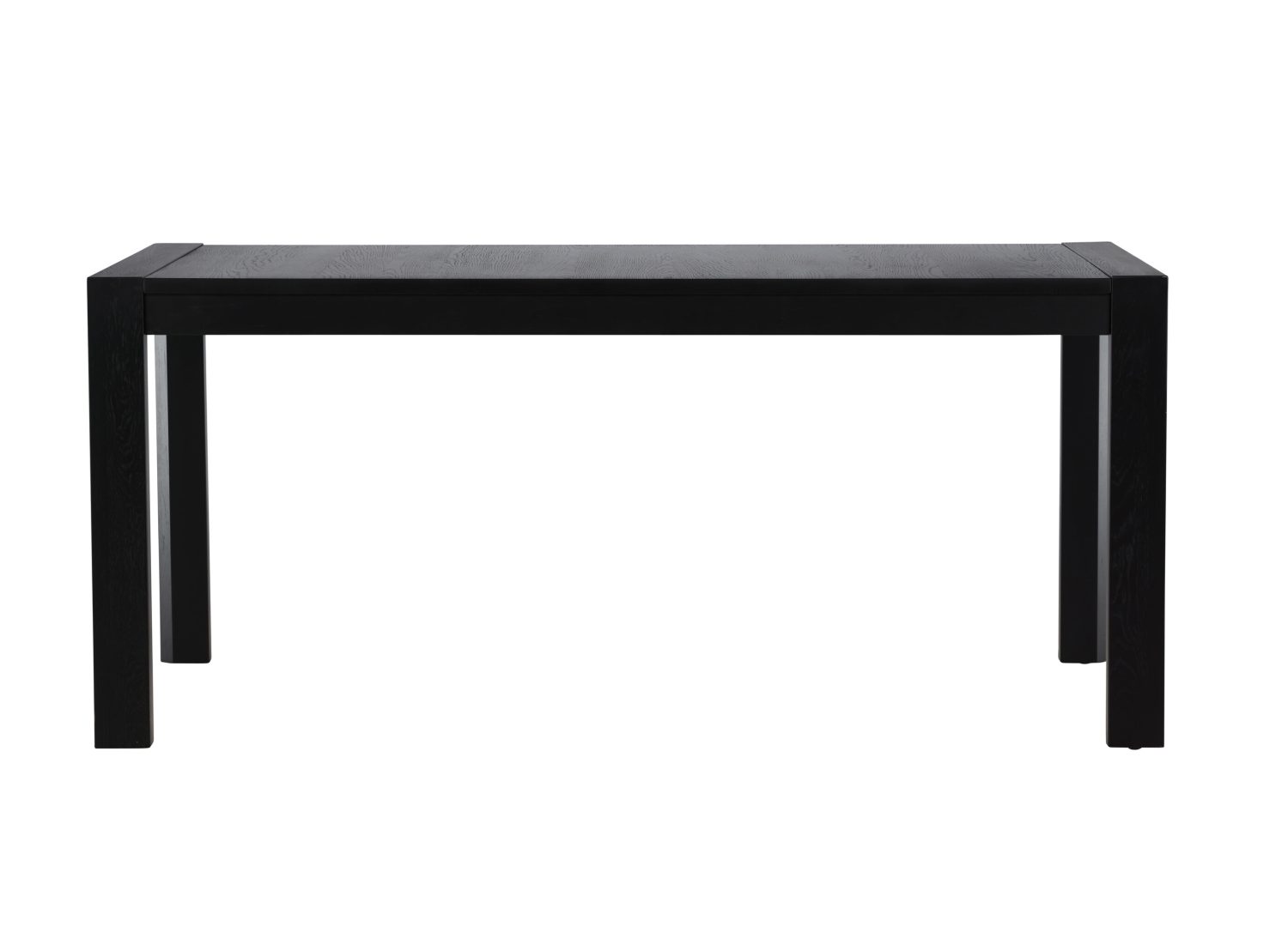 Détail de la table de repas Slider noir