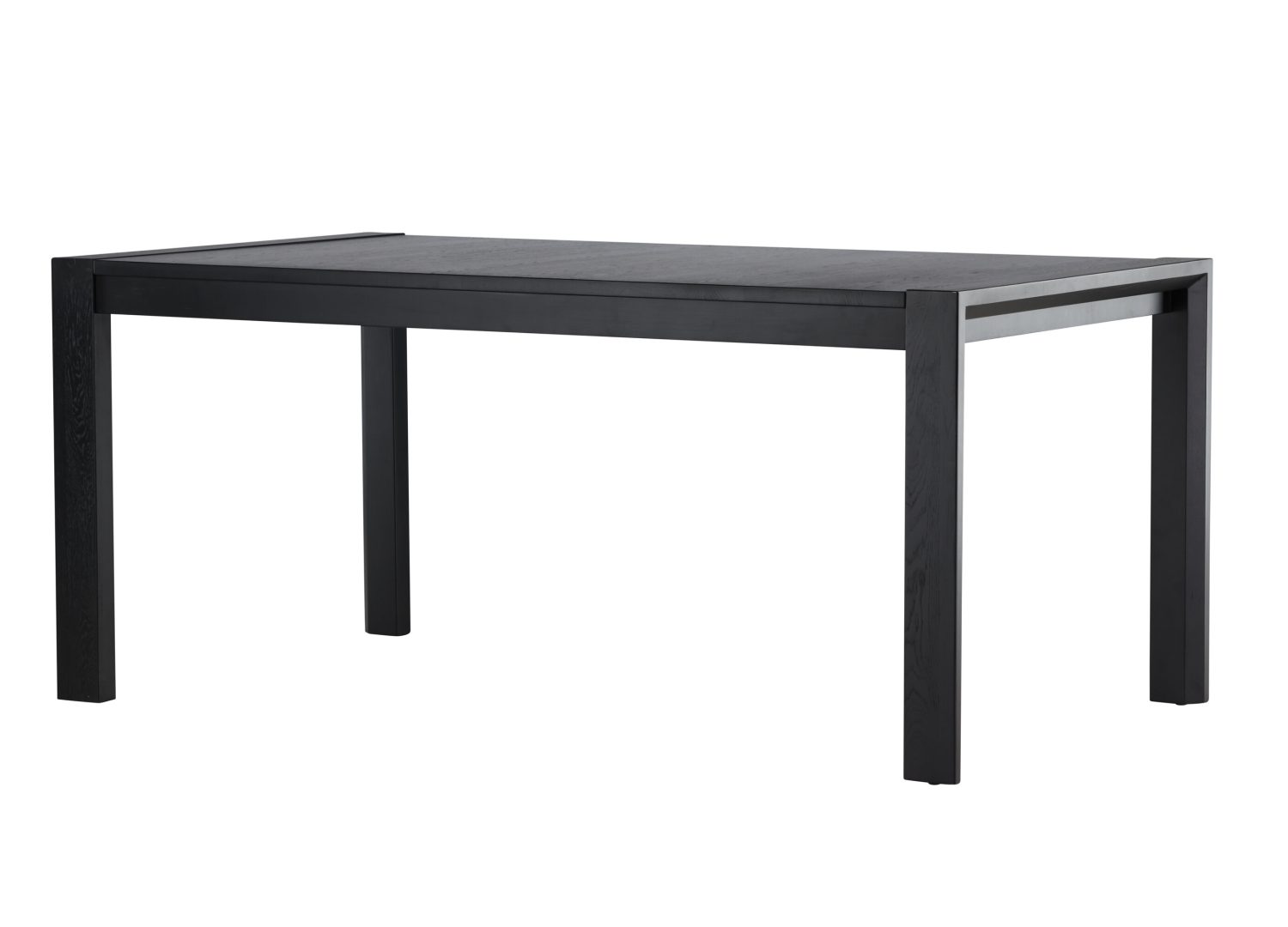 Table à manger Slider noir vue sous un autre angle
