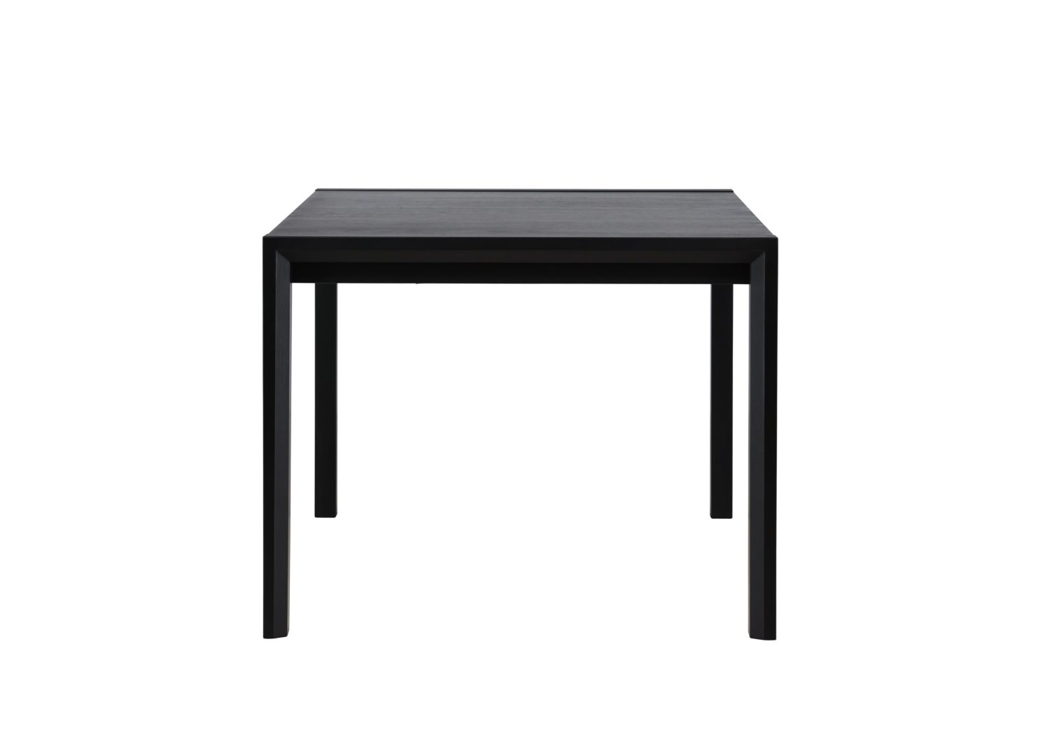 Détail de la table de repas Slider noir
