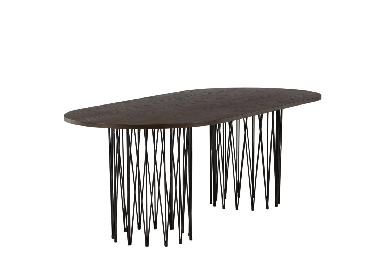 Table à manger Stone moka vue sous un autre angle