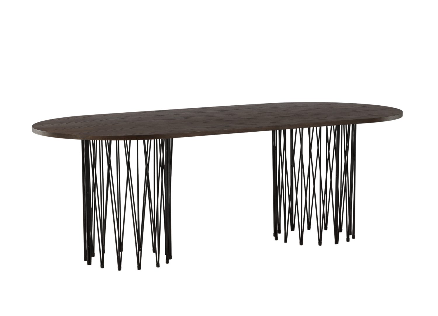 Vue produit de la table à manger Stone moka