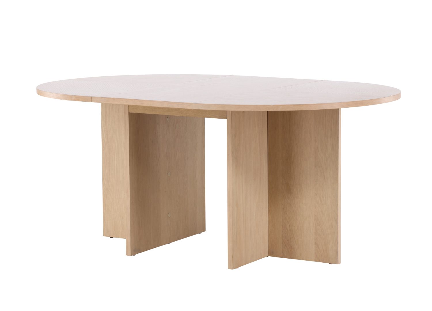 Table à manger Strada blanchi vue sous un autre angle