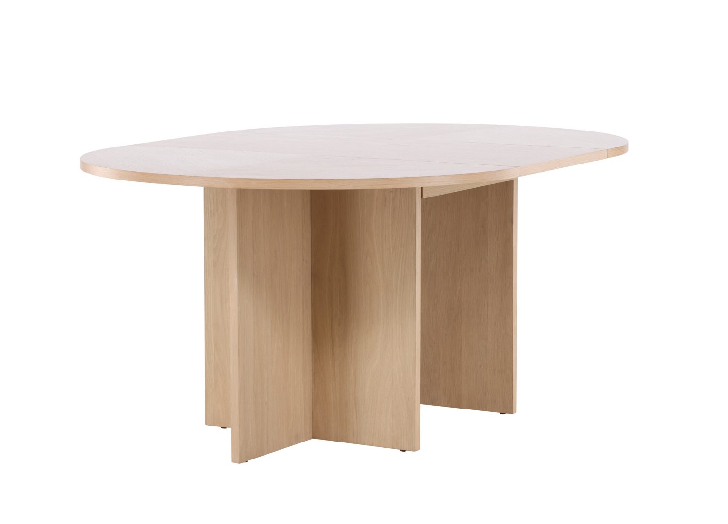 Table à manger Strada blanchi vue sous un autre angle