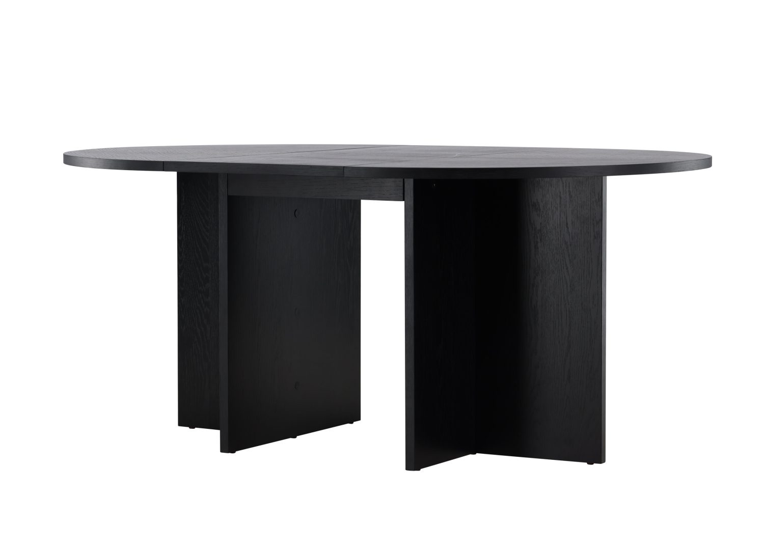 Table à manger Strada noir vue sous un autre angle