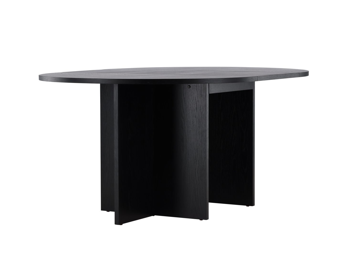 Table à manger Strada noir vue sous un autre angle