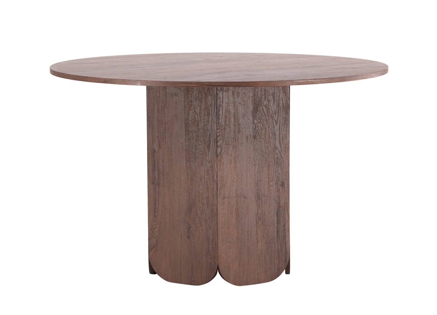 Détail de la table de repas Tekla moka