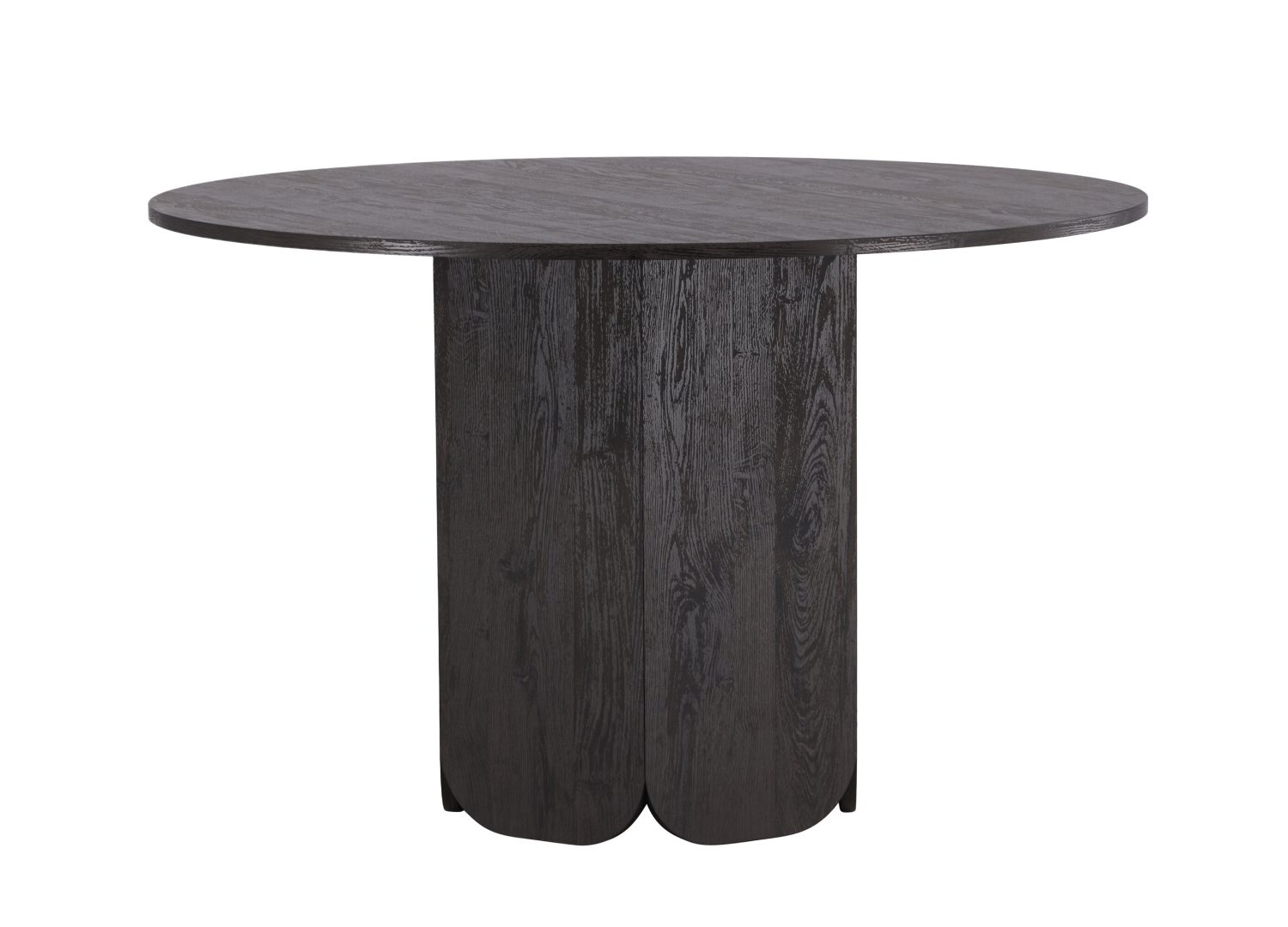 Détail de la table de repas Tekla noir