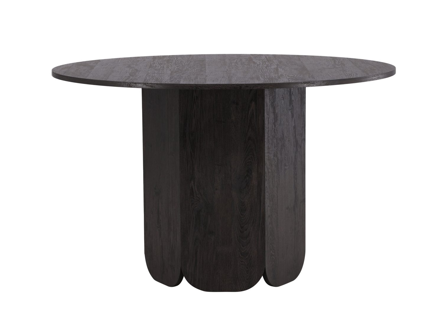 Table à manger Tekla noir vue sous un autre angle