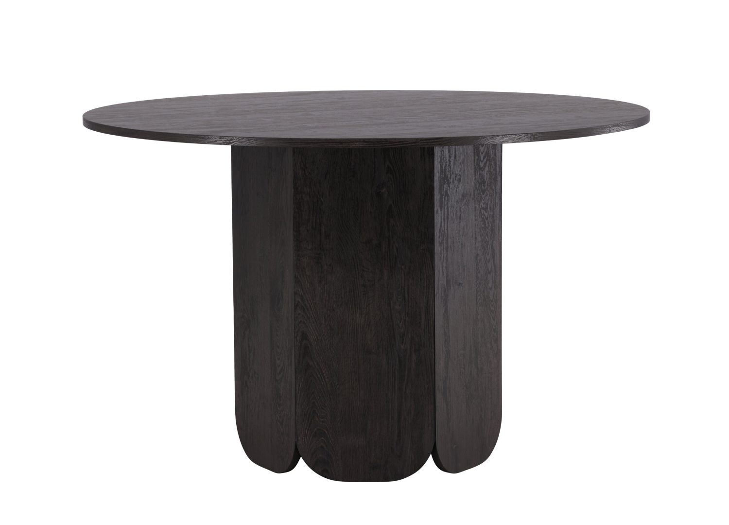 Détail de la table de repas Tekla noir