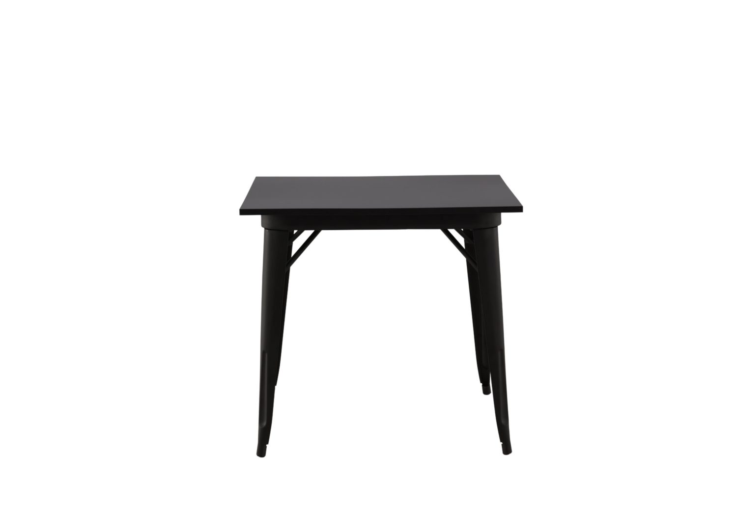 Détail de la table de repas Tempe noir