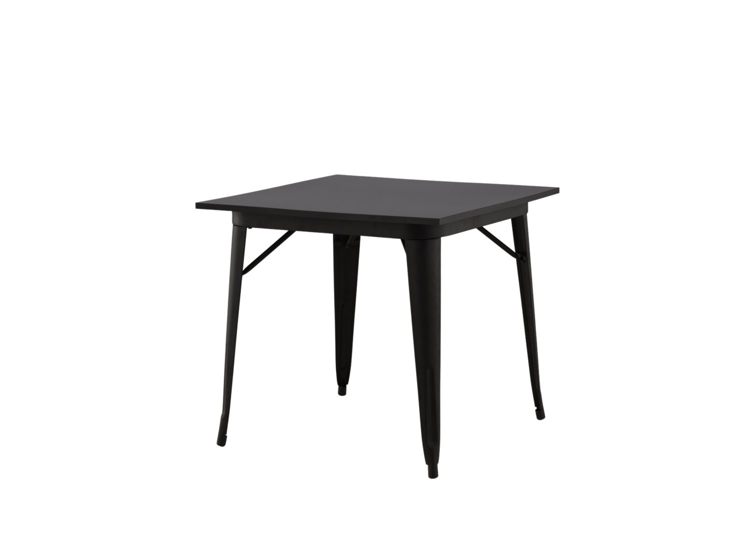 Table à manger Tempe noir vue sous un autre angle