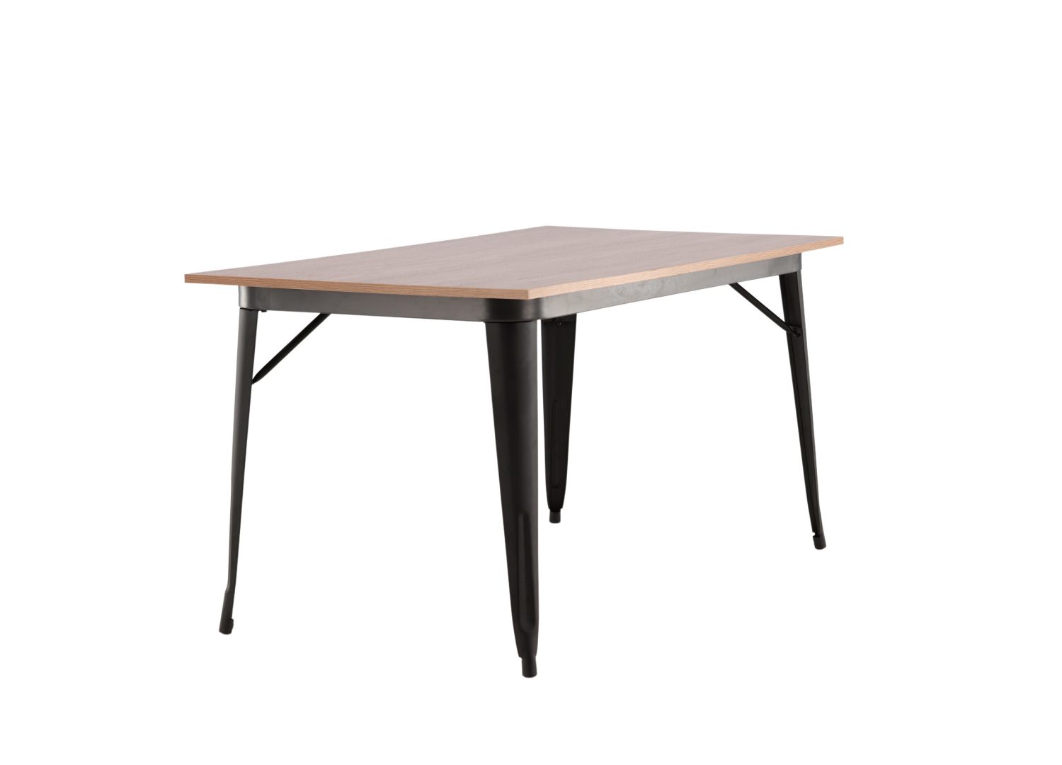 Table à manger Tempe noyer vue sous un autre angle