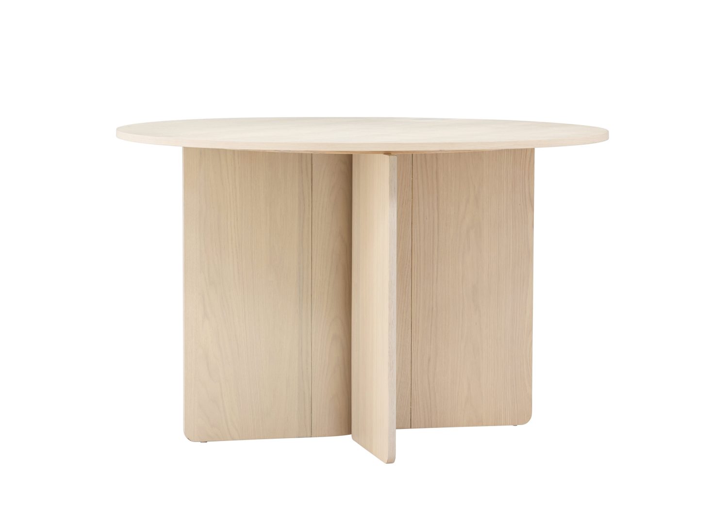 Table à manger Tyresö blanchi vue sous un autre angle