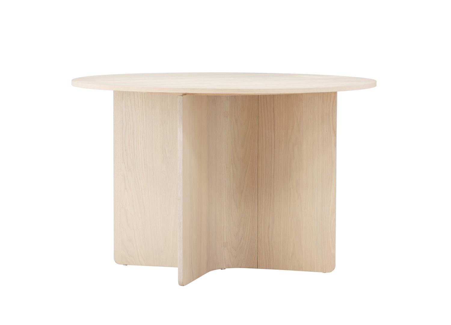 Vue produit de la table à manger Tyresö blanchi